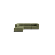 Stretch Open Corner Sofa - Corduroy Forest gallery detail image