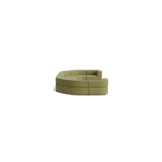 Stretch U Shape Modular Sofa - Fossil Eucalyptus gallery detail image