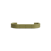 Stretch U Shape Modular Sofa - Fossil Eucalyptus gallery detail image