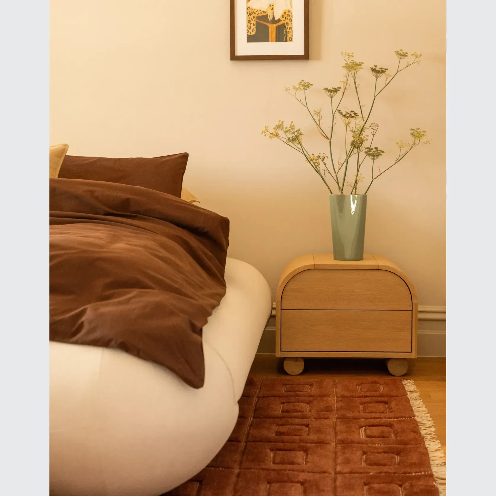 Lune Queen Bed - Eden Ecru gallery detail image