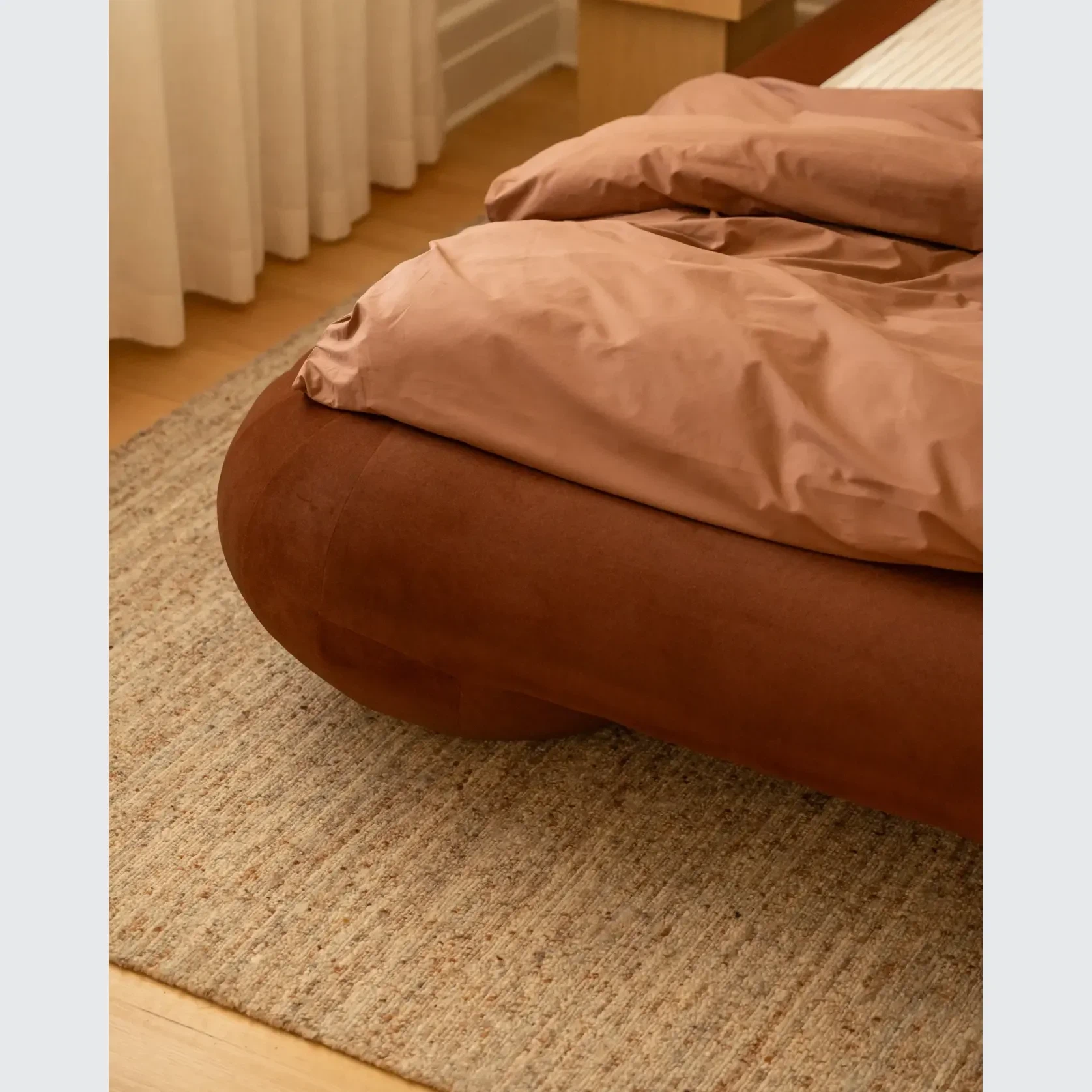 Lune Queen Bed - Eden Brick gallery detail image