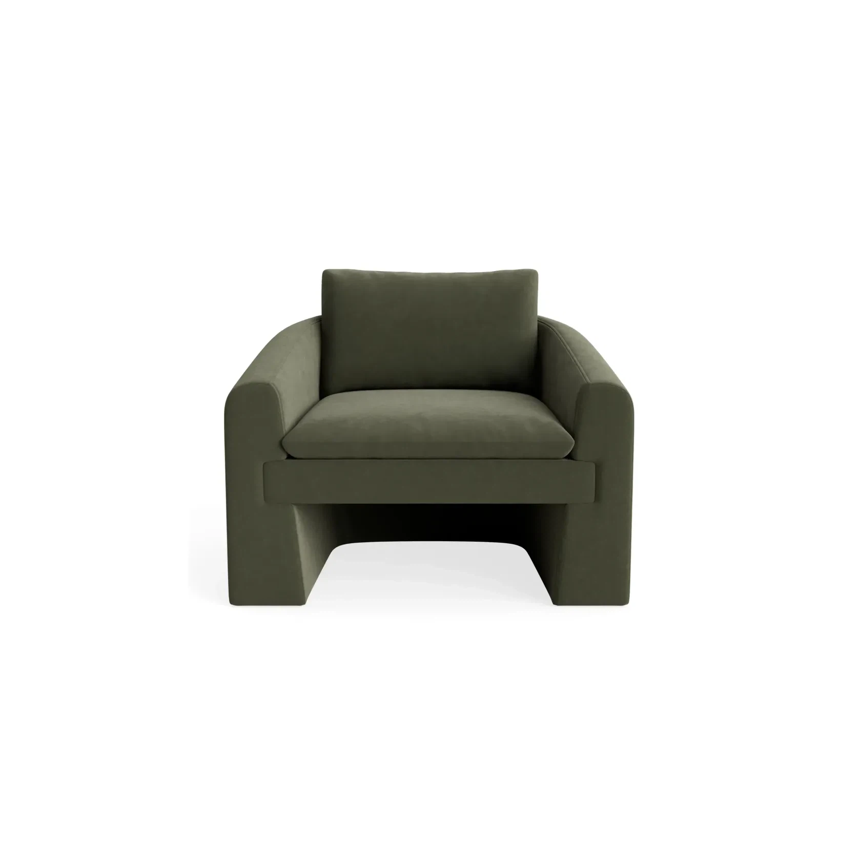 Crest Armchair - Eden Leaf gallery detail image