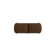 Muro 3 Seater Sofa - Fossil Chocolate gallery detail image