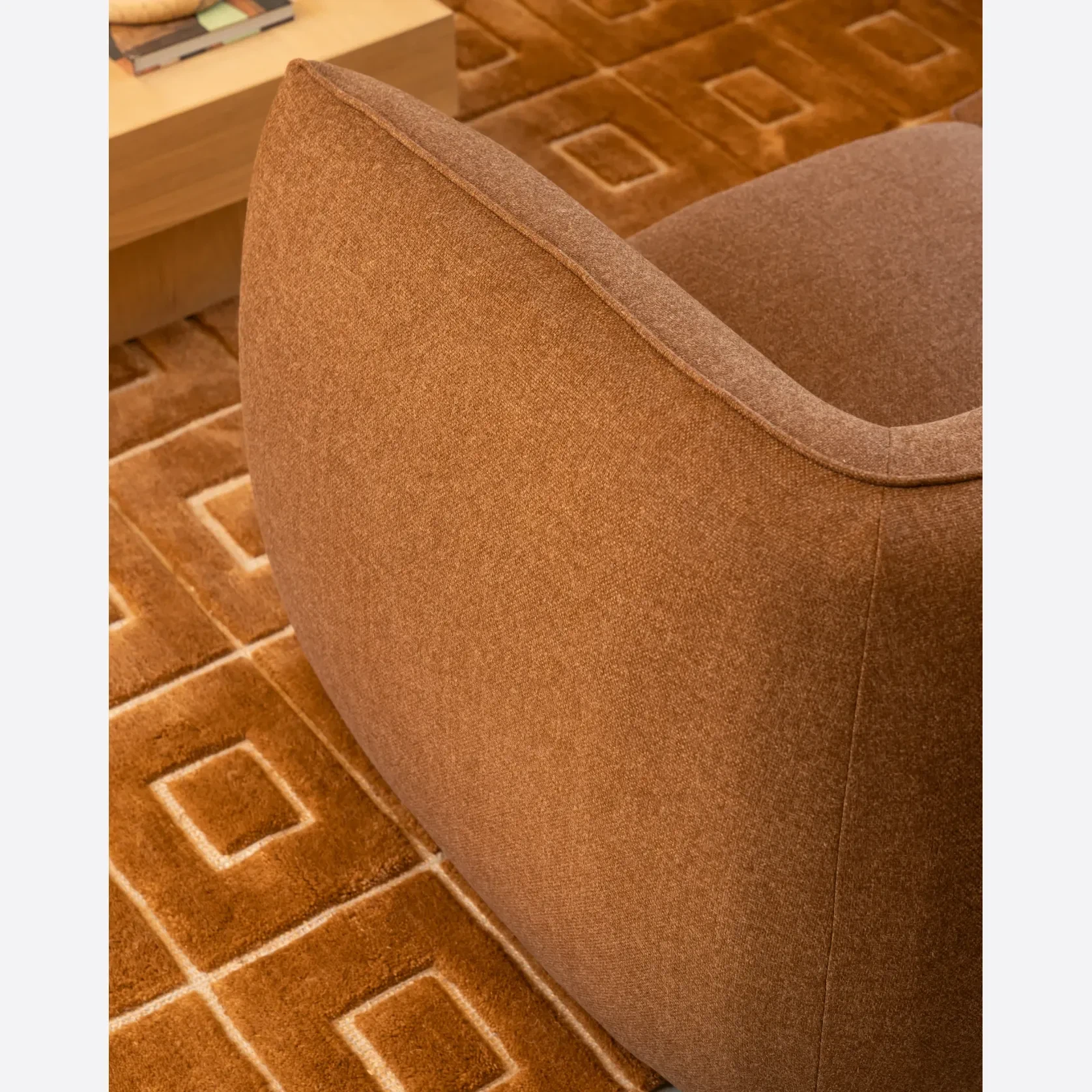 Muro Large Corner Sofa - Fossil Chocolate gallery detail image