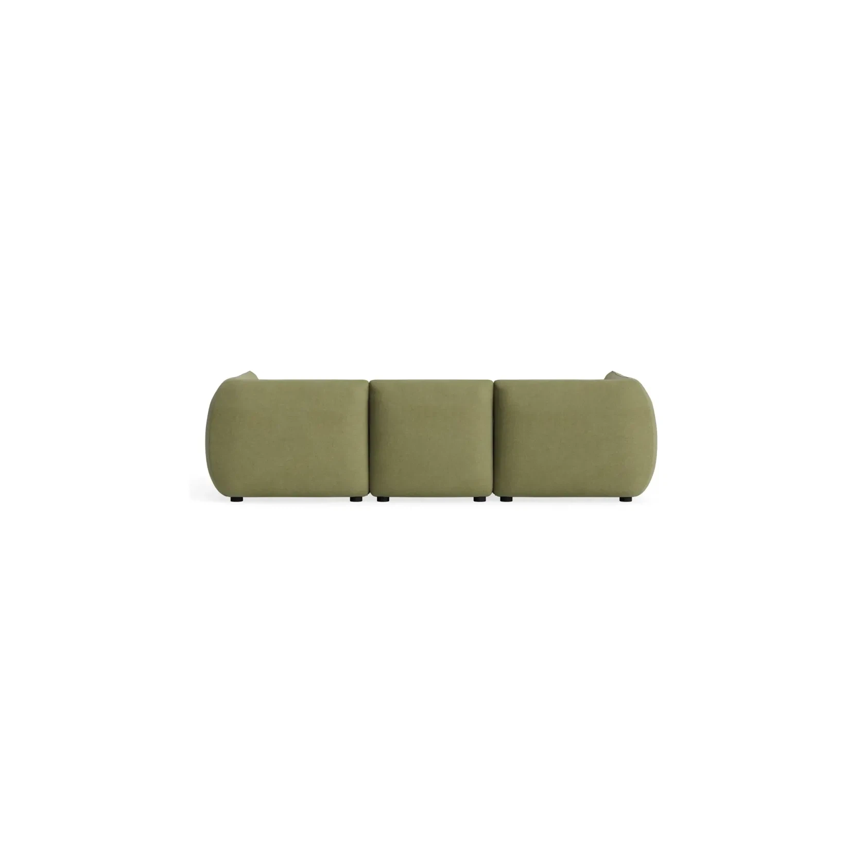 Muro 4 Seater Chaise Sofa - Fossil Eucalyptus gallery detail image