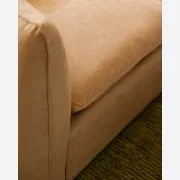 Muro 4 Seater Chaise Sofa - Silas Honey gallery detail image
