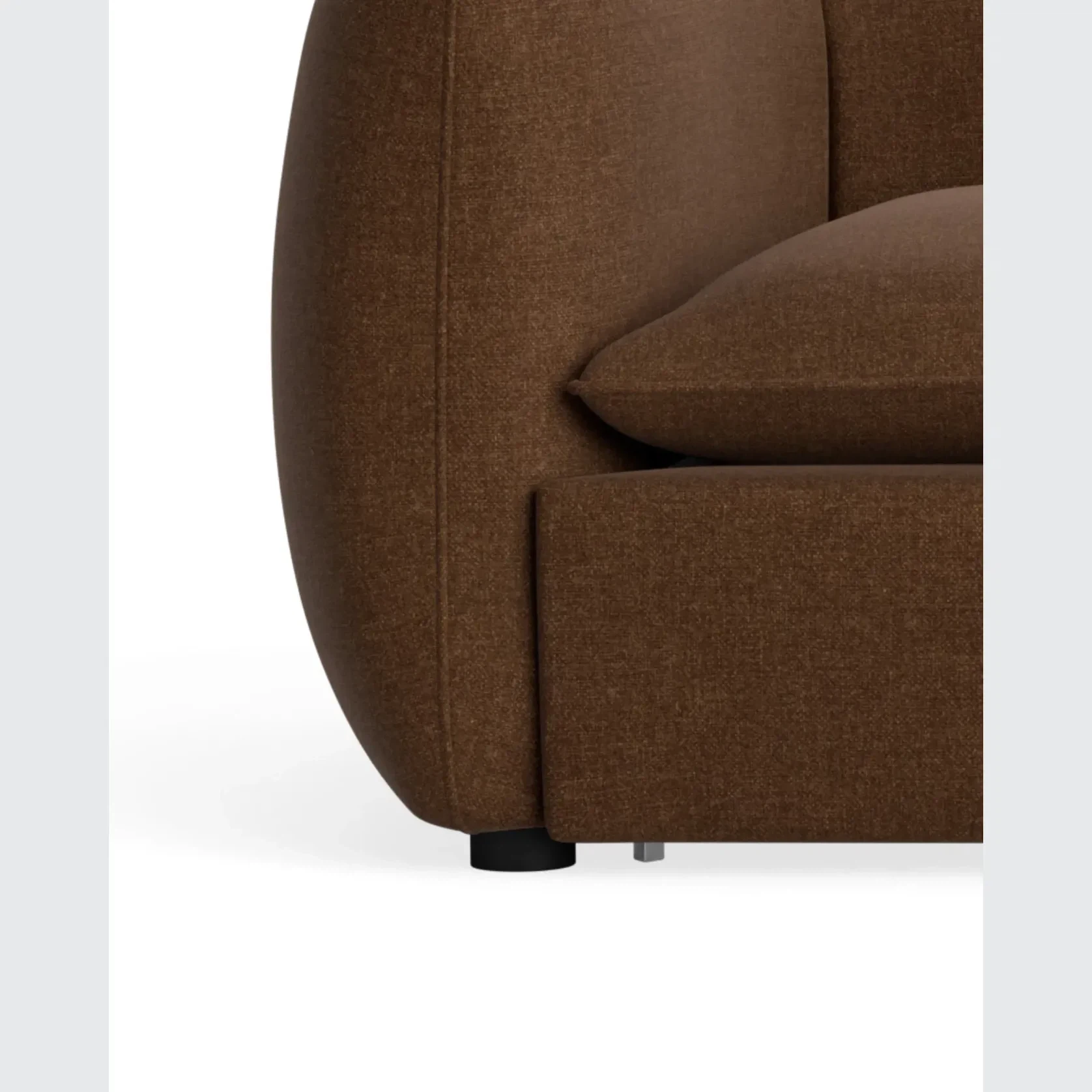 Muro 4 Seater Sofa - Fossil Chocolate gallery detail image