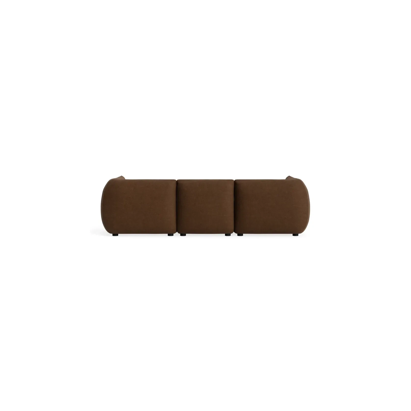 Muro 4 Seater Sofa - Fossil Chocolate gallery detail image