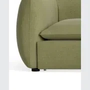 Muro Closed Chaise Sofa - Fossil Eucalyptus gallery detail image