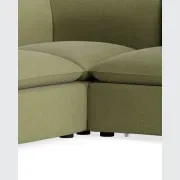 Muro Closed Chaise Sofa - Fossil Eucalyptus gallery detail image