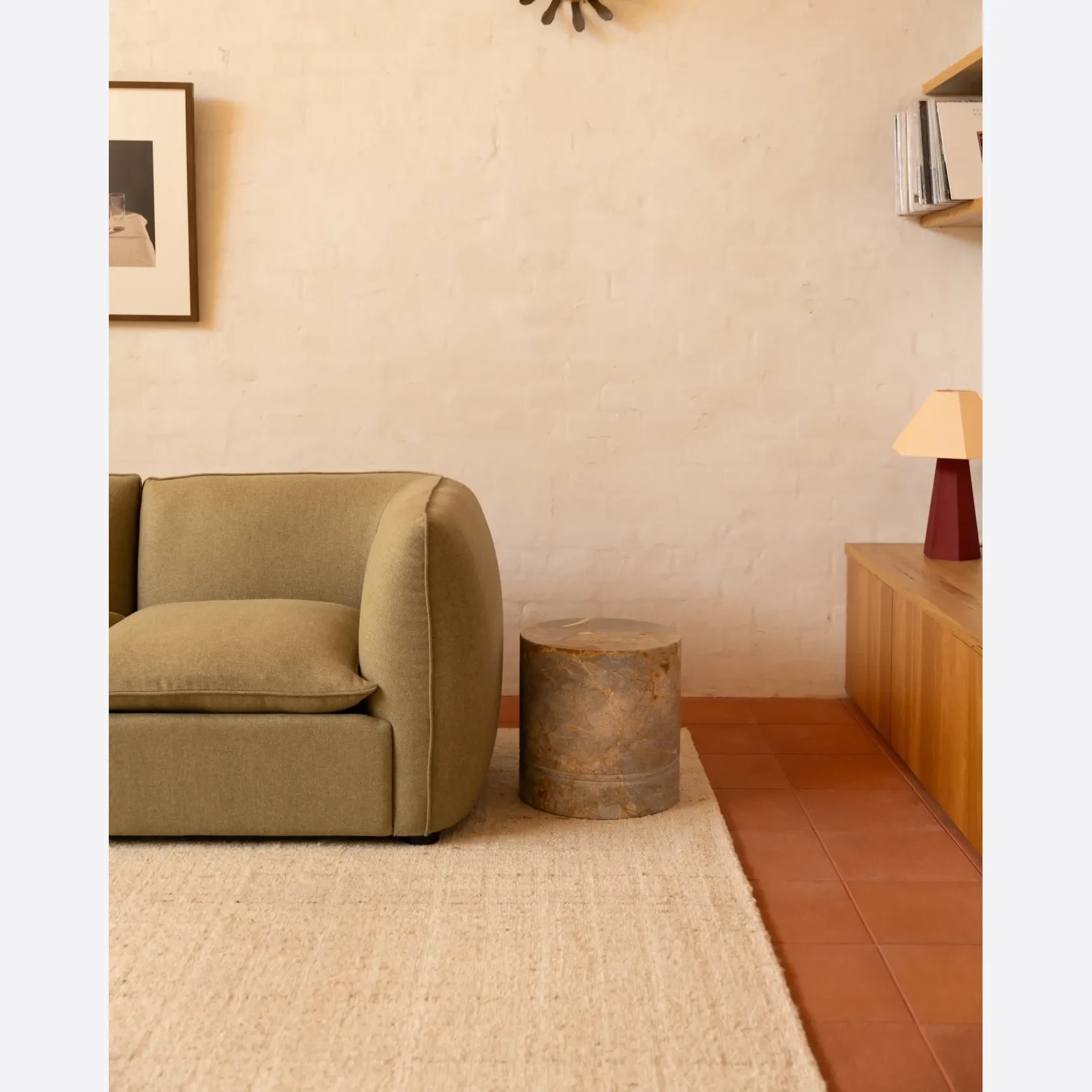 Muro Large Corner Sofa - Fossil Eucalyptus gallery detail image