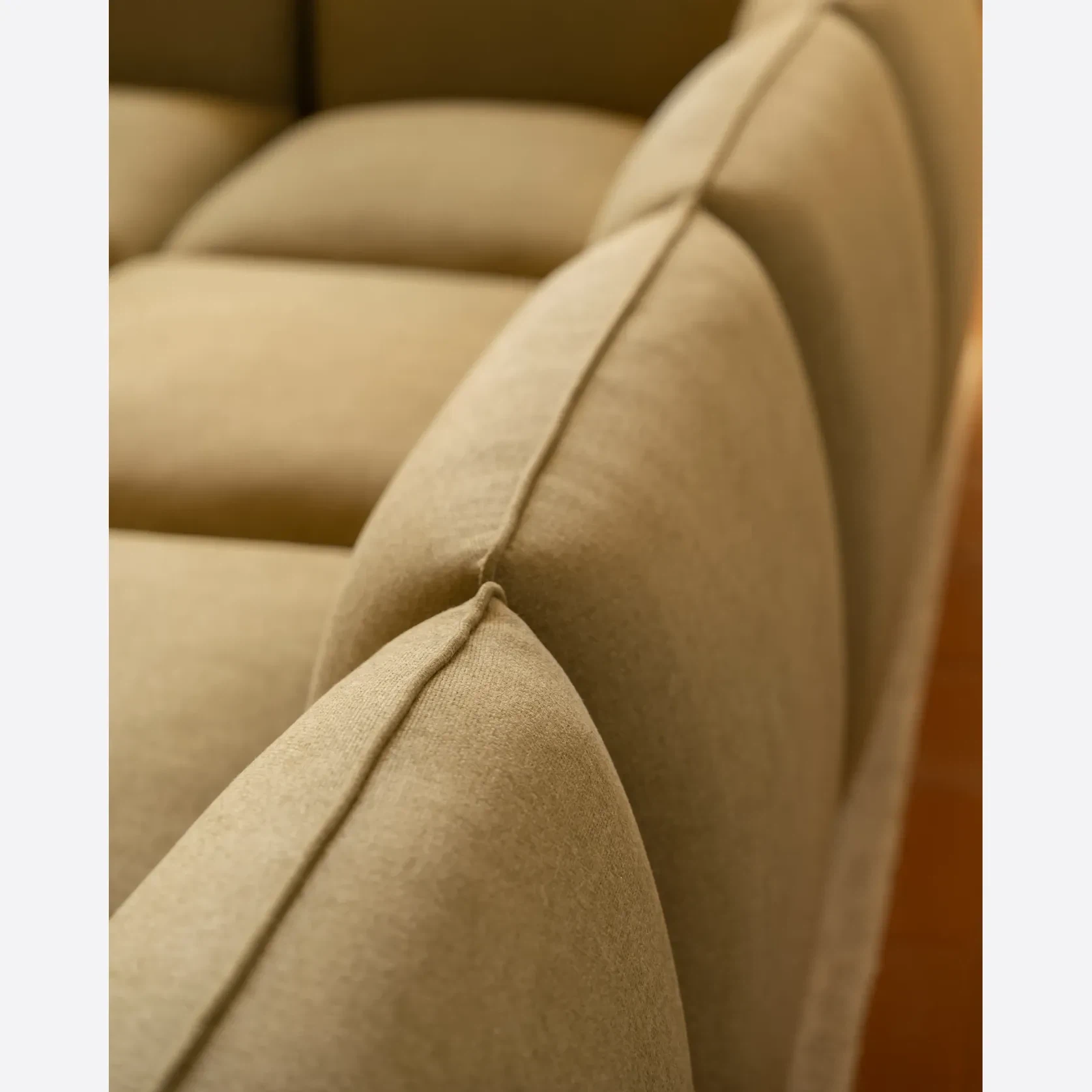 Muro Corner Sofa - Fossil Eucalyptus gallery detail image