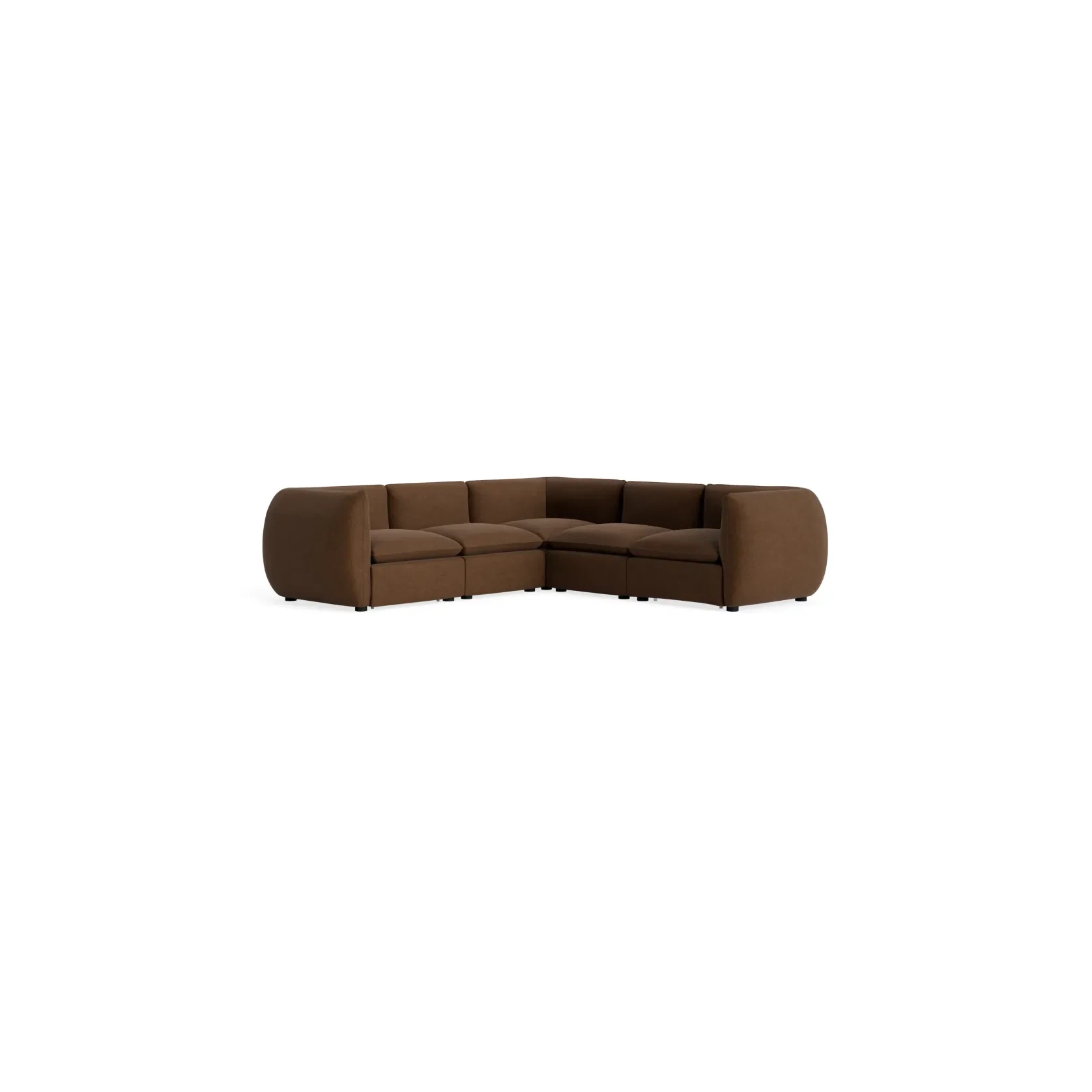 Muro Corner Sofa - Fossil Chocolate gallery detail image