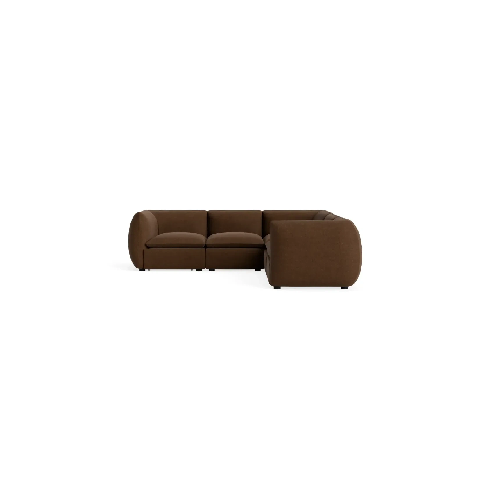 Muro Corner Sofa - Fossil Chocolate gallery detail image