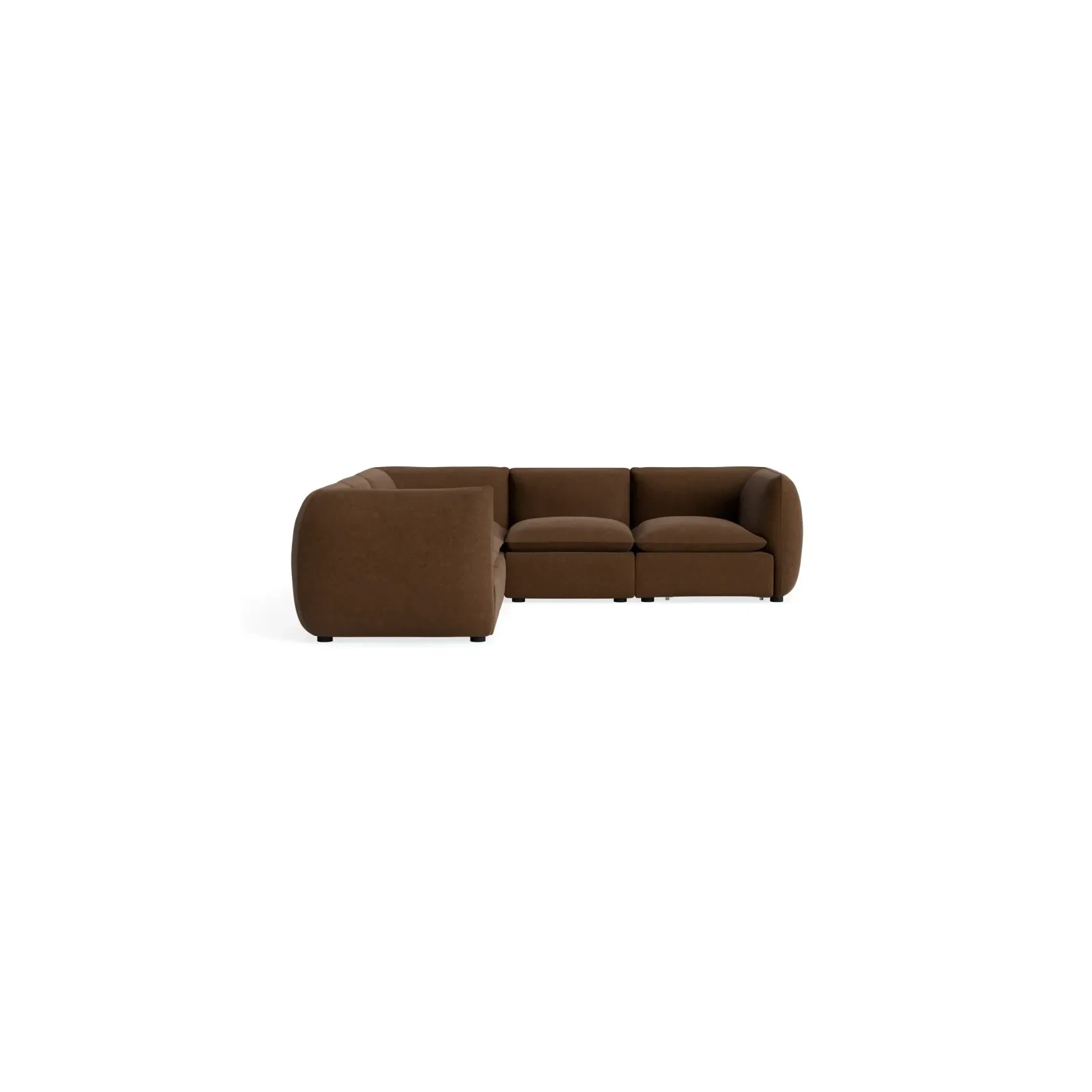 Muro Corner Sofa - Fossil Chocolate gallery detail image