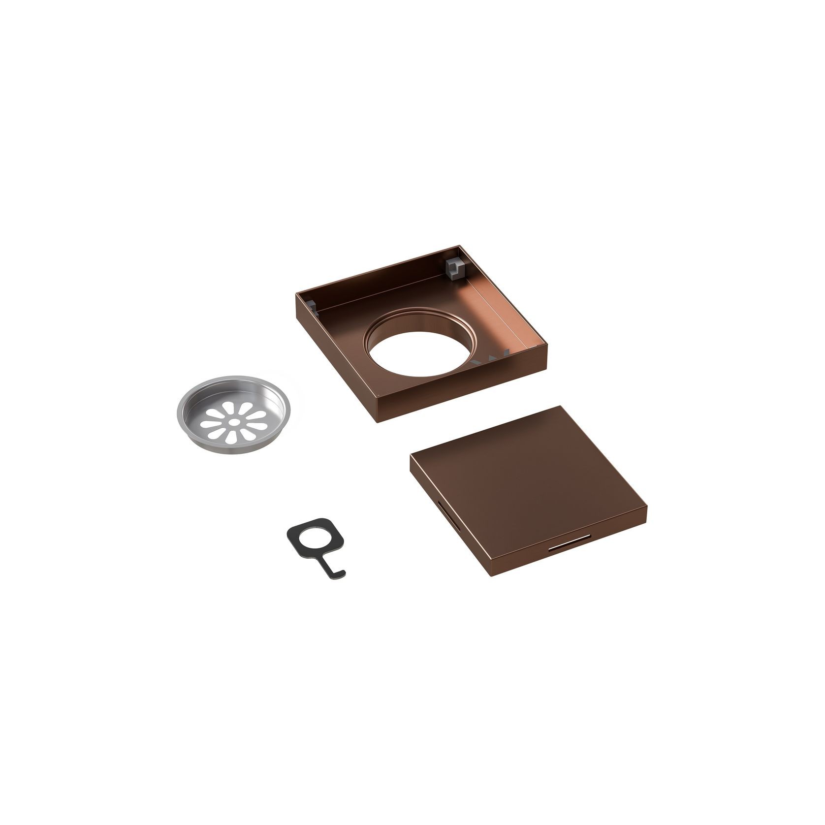 Versa Square Tiled Shower Waste & Full Undermount Kit gallery detail image