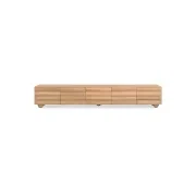 Flow Entertainment Unit 260cm - Oak gallery detail image