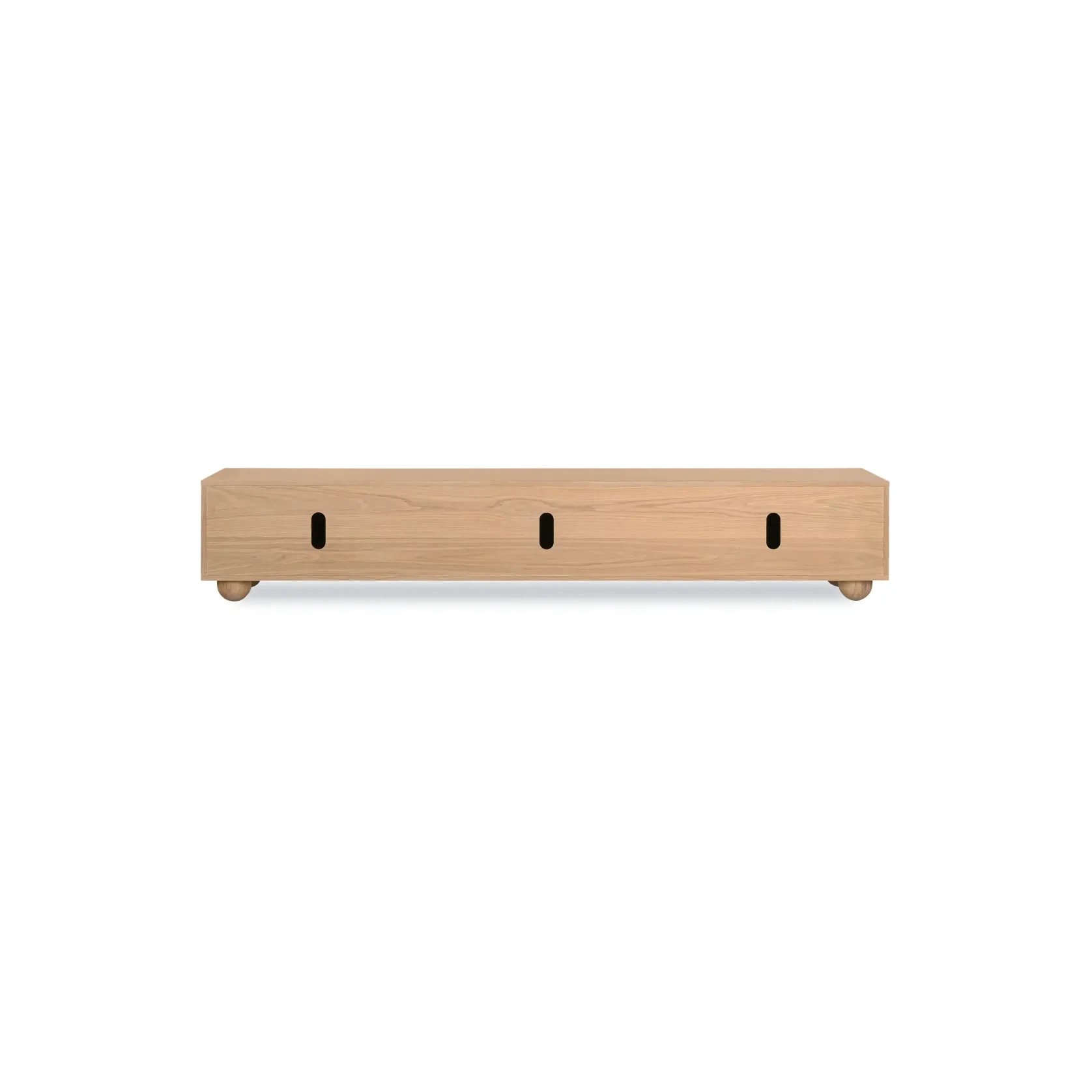 Flow Entertainment Unit 260cm - Oak gallery detail image