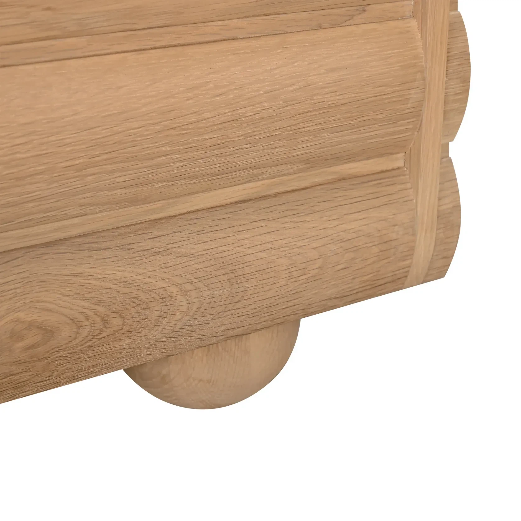 Flow Entertainment Unit 260cm - Oak gallery detail image