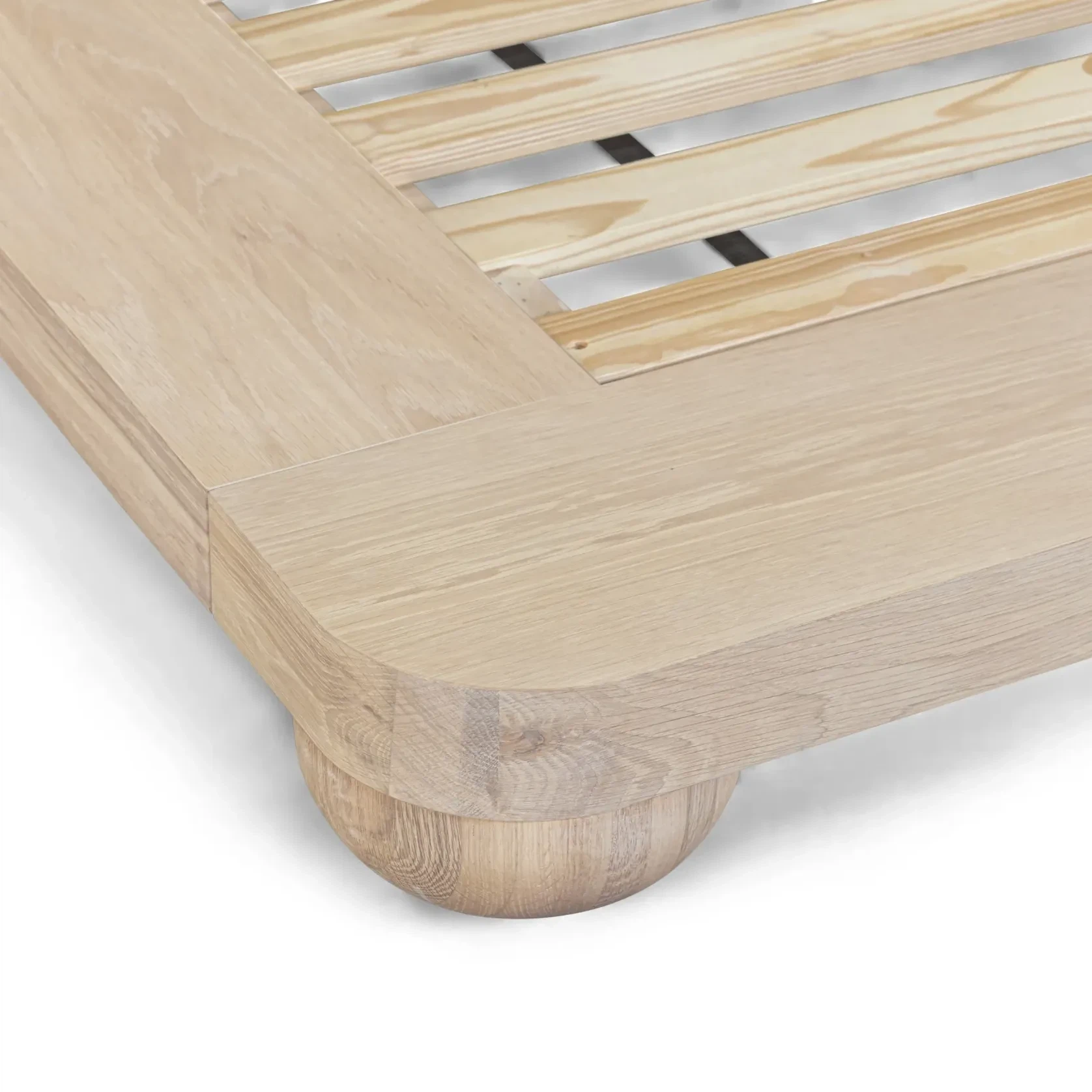 Bound Queen Bed Base - Oak gallery detail image