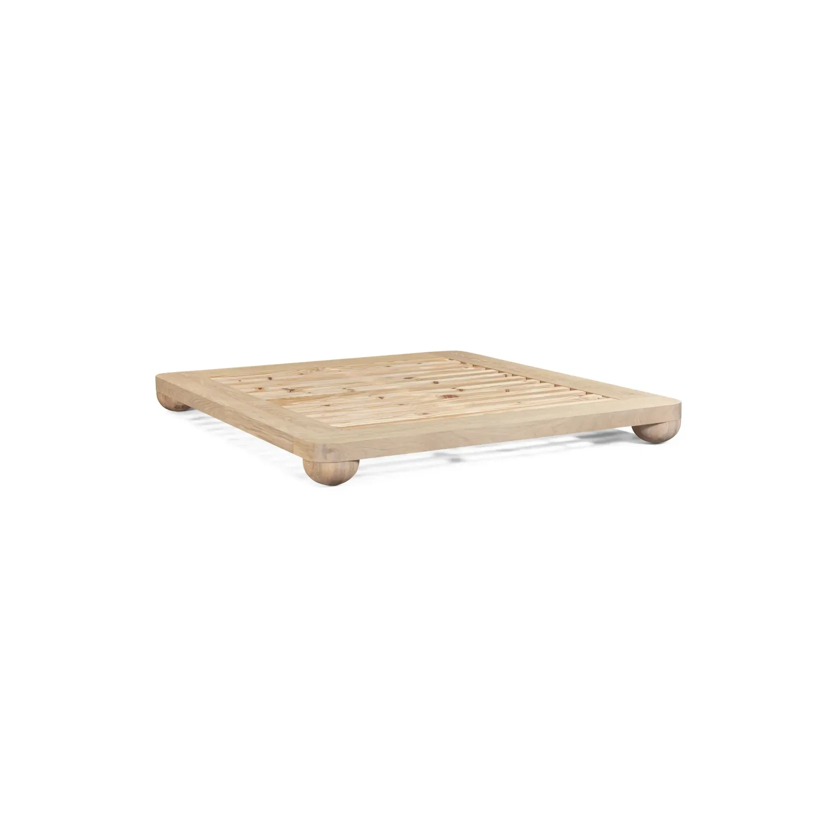 Bound King Bed Base - Oak gallery detail image