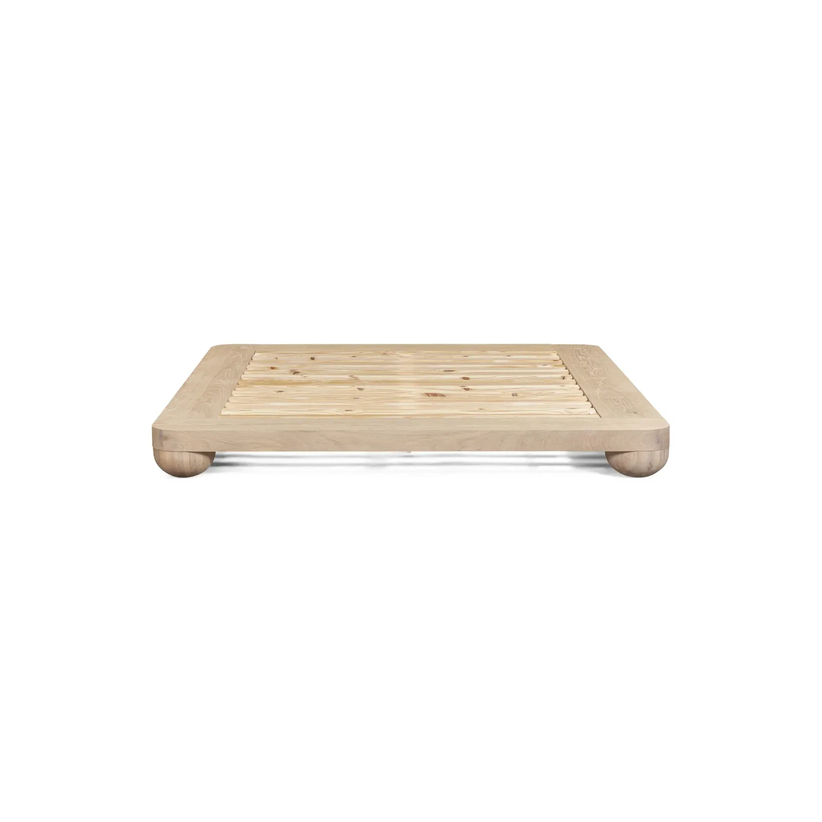 Bound King Bed Base - Oak gallery detail image