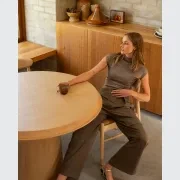 Tone Round Dining Table 120cm - Oak gallery detail image