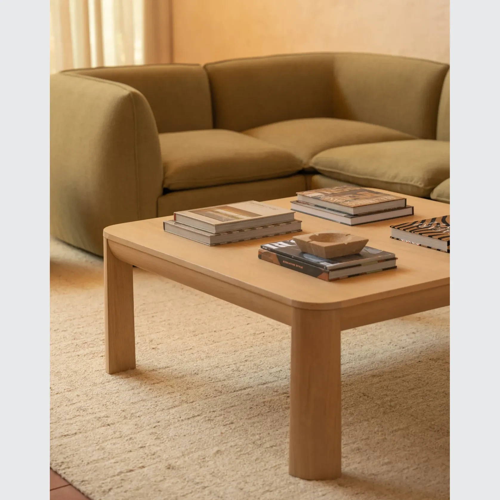 Quart Coffee Table - Oak gallery detail image