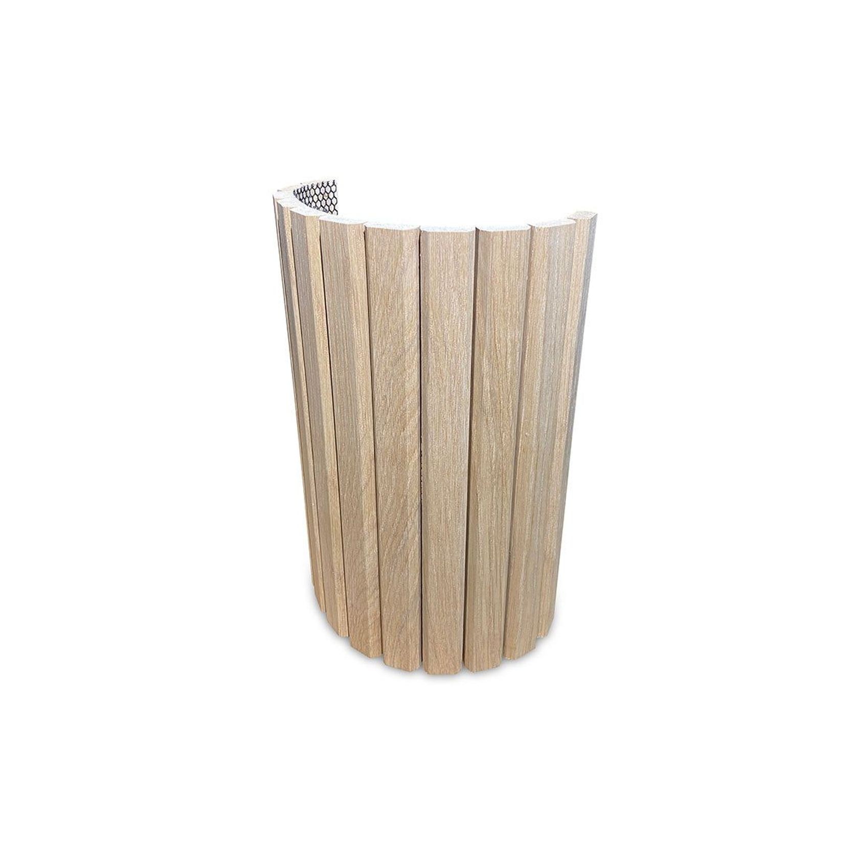 WOODFLEX Flexible Wooden Slat Wall Panel - Oak Veneer - 2700mm x 595mm - Platforms gallery detail image