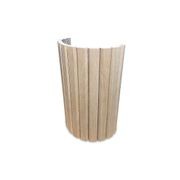 WOODFLEX Flexible Wooden Slat Wall Panel - Oak Veneer - 2700mm x 595mm - Platforms gallery detail image