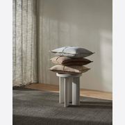 Weave Home Adela Cushion - Cocoa | Linen Blend gallery detail image