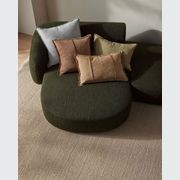Weave Home Adela Cushion - Haze | Linen Blend gallery detail image