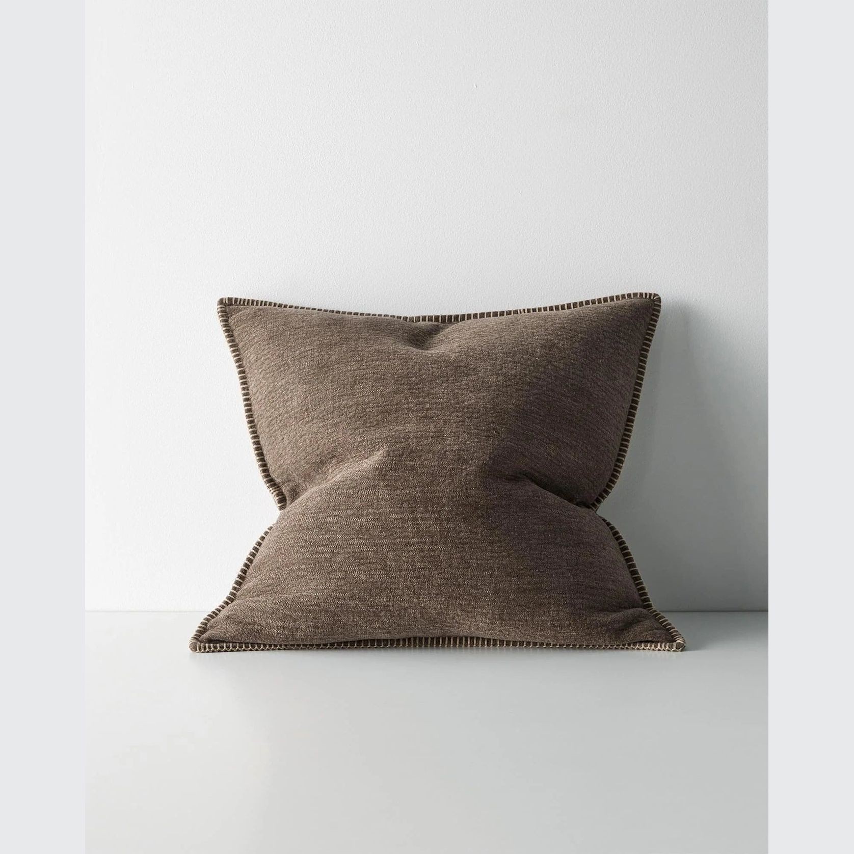 Weave Home Alba Cushion - Bark gallery detail image