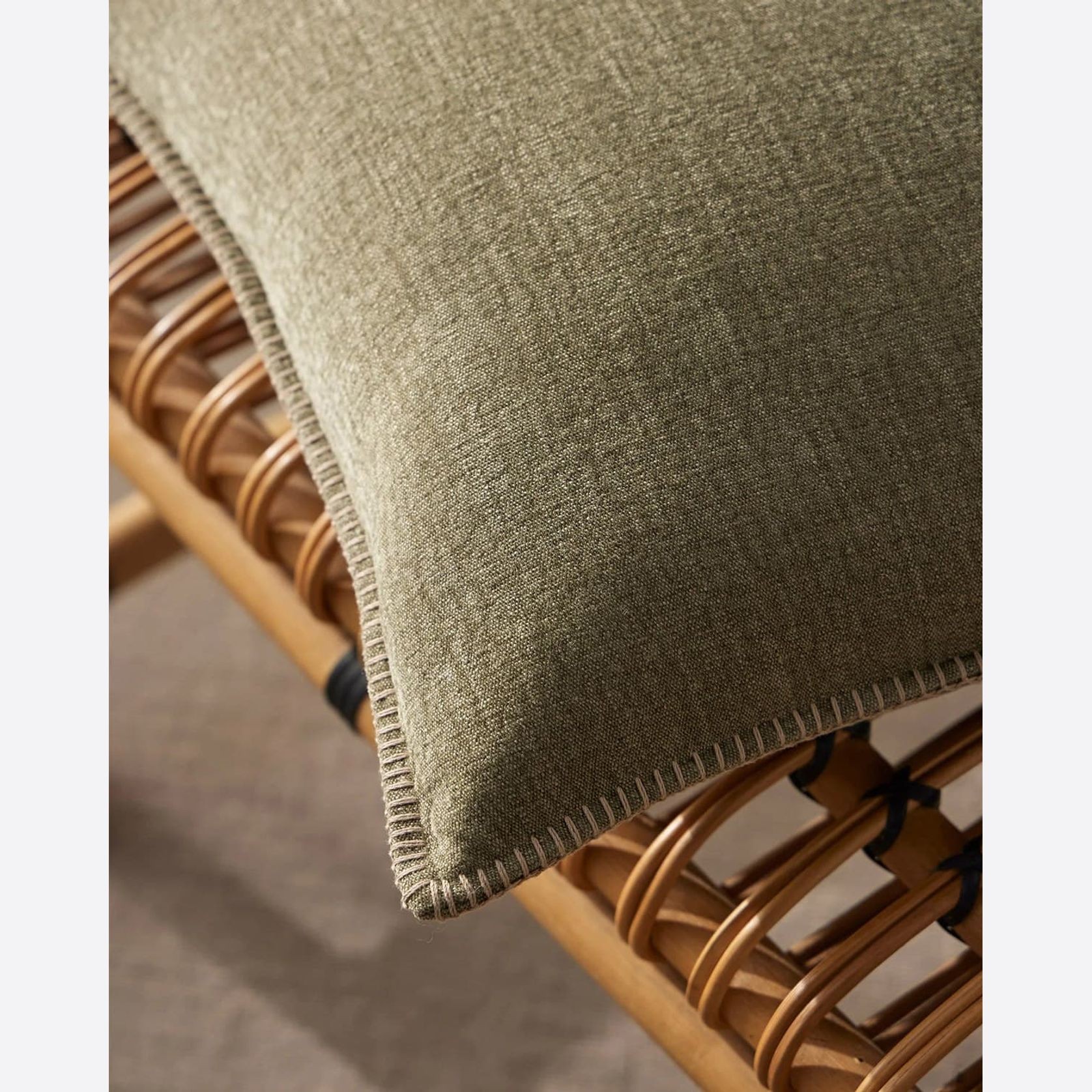 Weave Home  Alba Cushion - Moss gallery detail image