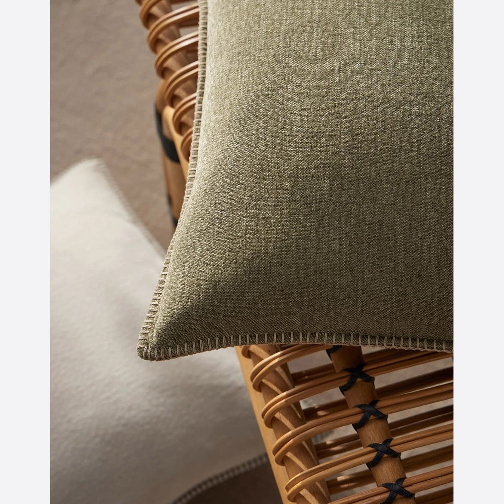 Weave Home  Alba Cushion - Moss gallery detail image