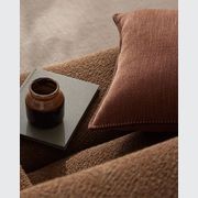 Weave Home Alba Cushion - Rust gallery detail image