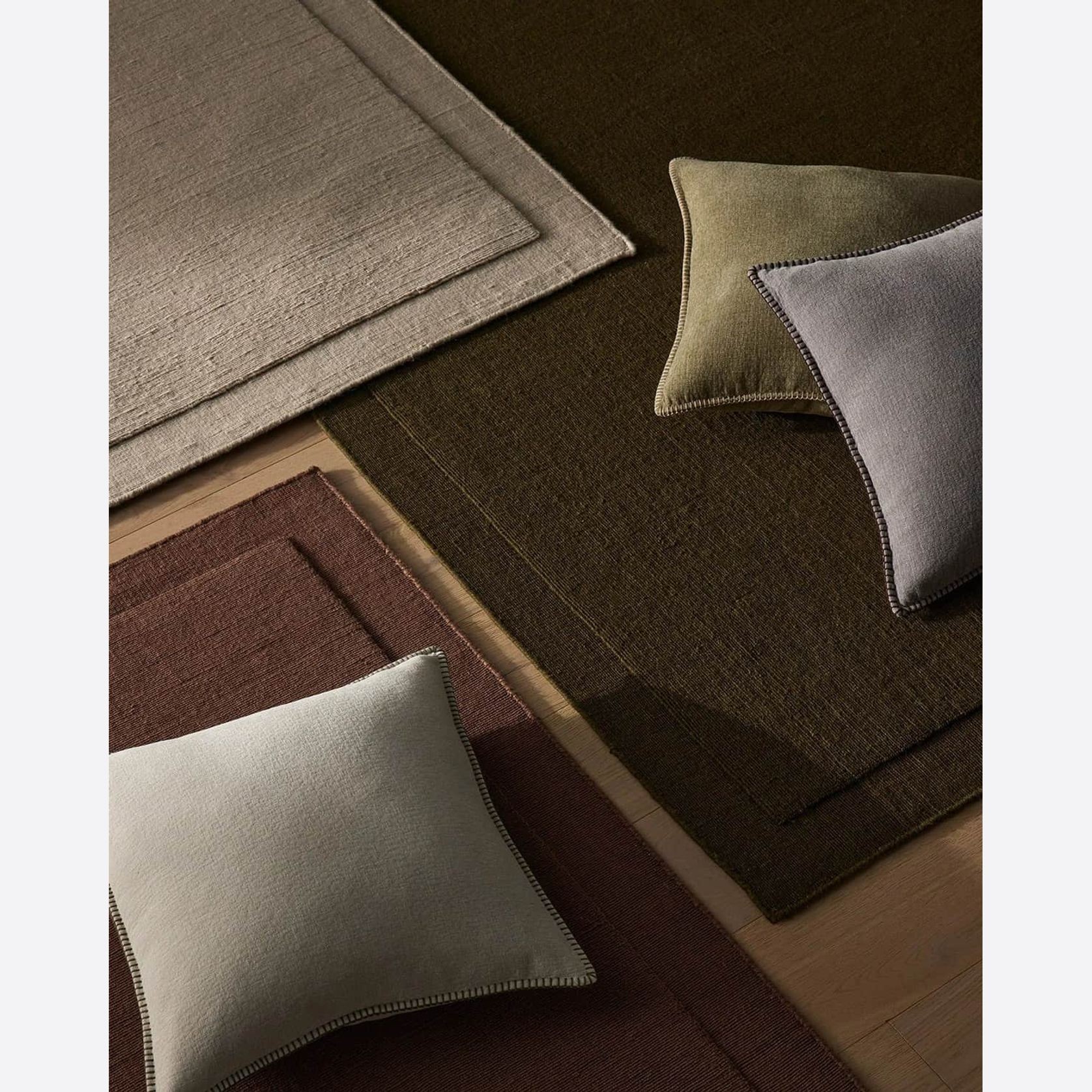 Weave Cassio 100% Wool Rug - Fog gallery detail image