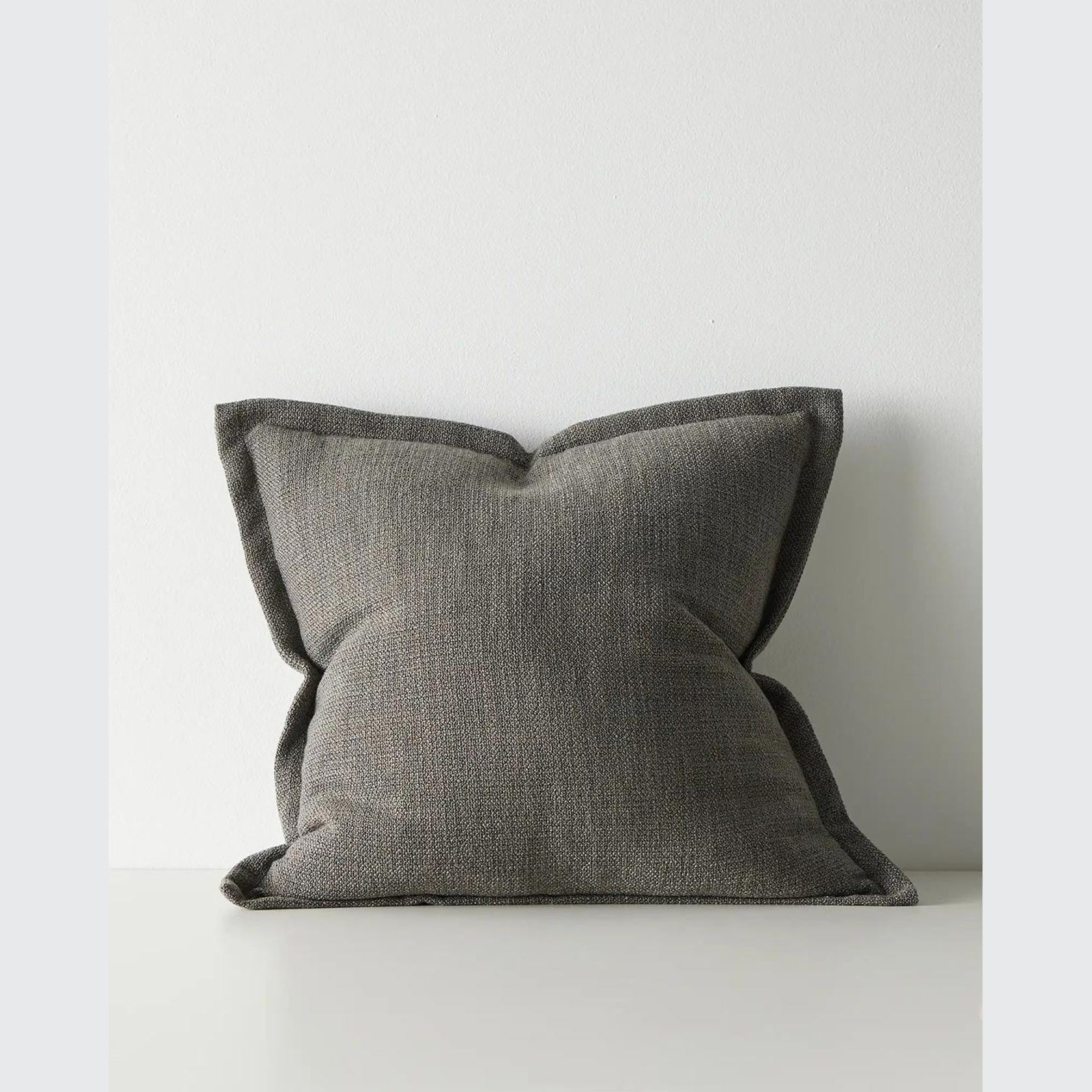 Weave Home Figlio Cushion  - Graphite  | 50 x 50cm gallery detail image