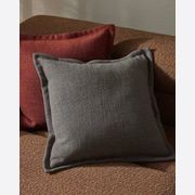 Weave Home Figlio Cushion  - Graphite  | 50 x 50cm gallery detail image