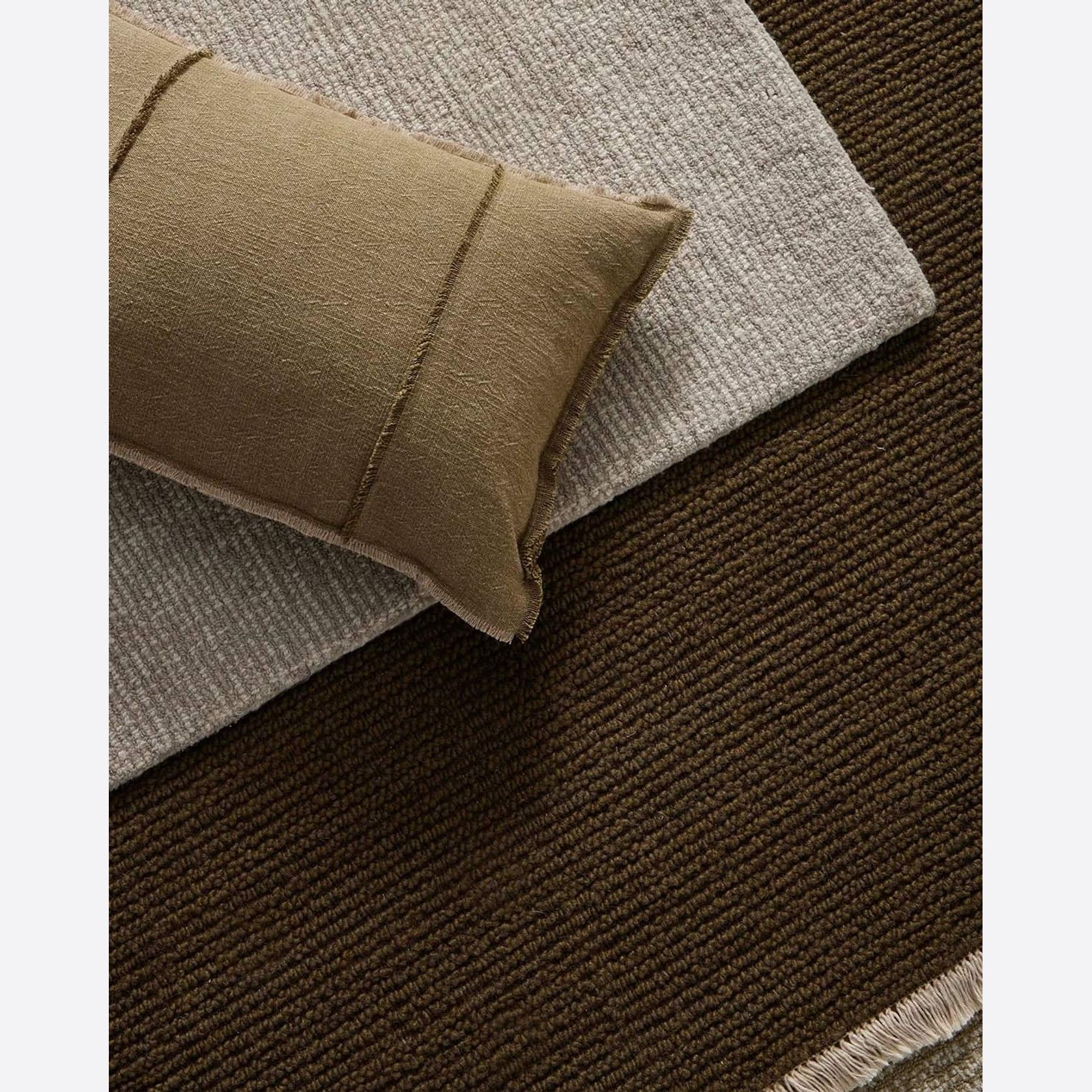 Weave Kaia 100% NZ Wool Floor Rug -  Moonbeam gallery detail image