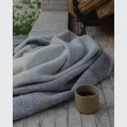 Weave Bayswater NZ Wool Throw Blanket - Charcoal gallery detail image