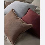 Weave European Linen Como Cushion - Haze | Three Sizes gallery detail image