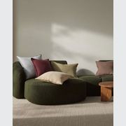 Weave European Linen Como Cushion - Mocha | Three Sizes gallery detail image