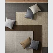 Weave European Linen Como Cushion - Steel | Three Sizes gallery detail image