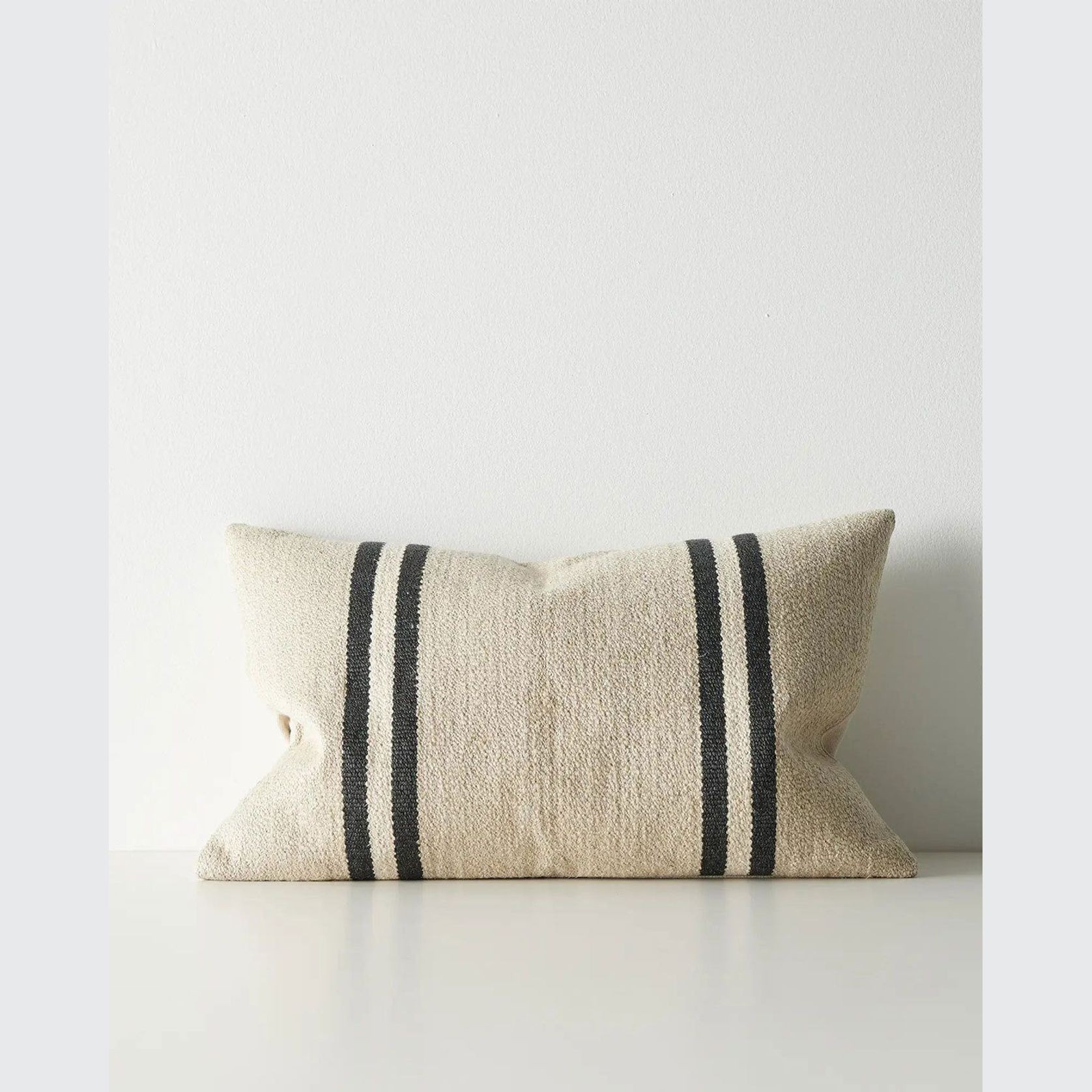 Weave Home Mila Cushion - Oyster gallery detail image
