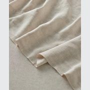 Ravello Linen Fitted Sheet - Savanna Pinstripe | Weave Home gallery detail image