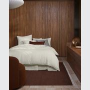 Ravello Linen Flat Sheet - Savanna Pinstripe | Weave Home gallery detail image