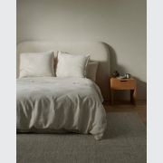 Ravello Linen Pillowcases - Savanna Pinstripe | Standard, King, or Euro gallery detail image
