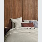 Ravello Linen Pillowcases - Savanna Pinstripe | Standard, King, or Euro gallery detail image