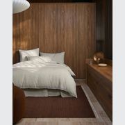 Ravello Linen Quilt Cover - Savanna Pinstripe| Weave Home gallery detail image